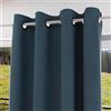 Soleil d'ocre, Tenda con occhielli Isolant e 100% oscurante 135x180 cm ECLIPSE blu canard