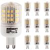 SEBSON® 10 x G9 3W Lampadina LED (pari a 25W), 240 Lumen, Bianco Caldo, LED SMD, Angolo di Diffusione di 160°