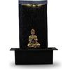 Zen Light ZENITUDE Fontana in poliresina, Dimensioni: 31 x 31 x 42 cm, Colore: Nero