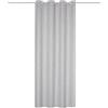 HOME WOHNIDEEN Tenda finita LINORA con occhielli in struttura in lino, opaca, colore: grigio, dimensioni: 225 x 140 cm, numero: 1 x