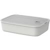 Mepal - Contenitore per alimenti EasyClip - Barattolo con coperchio e chiusura scorrevole - Adatto per microonde, forno a vapore, frigorifero e congelatore - Ermetico - 2,25 l - Nordic white