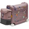Stokke JetKids Travel Bundle, Hazy Lilac - Include la valigia BedBox Ride-On e lo zaino - Ideale per bambini dai 2 ai 7 anni (fino a 35 kg)