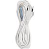 EMOS Cavo di alimentazione europeo, 5 m, cavo di alimentazione, cavo di collegamento per elettrodomestici con spina europea, 2 x 0,75 mm, cavo in plastica H03VVH2-F, bianco