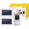 Vimar K42931 Kit videocitofono Multifamiliare, alimentatore barra DIN, videocitofoni con tastiera capacitiva, targa con lettore RFID con 2 pulsanti, staffe per fissaggio, tradizionale