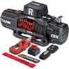 RUGCEL WINCH Argano sintetico 6.123,5 kg, 12 V, impermeabile, verricello elettrico, 2 in 1, telecomando senza fili, per SUV, camion e rimorchio - Serie TANK