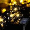 A.bigwhale Catena Luminosa Solare Esterno, 40 LED Luci Solari Esterno 8 Modalità Impermeabile Luci LED Decorative per Giardino Patio Natale Partito Matrimoni (Bianco Caldo)