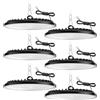 ZXICH 200W UFO LED High Bay Light, 20000LM, 6000K Cool White UFO LED Workshop lampada, IP65 impermeabile lampada industriale alta luce Bay per fabbriche, garage, magazzino (6 Pack, 200W)