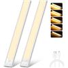 Ylatoial Luce Armadio LED, Armadio Led con Sensore di Movimento, Sottopensile Cucina