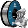 GEEETECH Filamento PLA 1,75 mm Silk Argento per stampante 3D 1 kg Spool