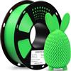 GEEETECH Filamento PLA 1,75 mm, Filamento Stampante 3d 1 kg 1 Bobina, PLA 3D Printer Filamento, PLA Verde