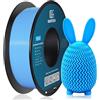 GEEETECH Filamento PLA 1,75 mm, Filamento Stampante 3d 1 kg 1 Bobina, PLA 3D Printer Filamento, PLA Azzurro acqua
