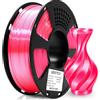 GEEETECH Filamento PLA 1.75 mm Silk Pink, Filamento Stampante 3D PLA 1KG Spool, PLA Silk Pink
