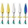Limtula 5 pz Esche per Mosca in Metallo Attrezzatura da Pesca con Eliche Esche per Mosca Cucchiaio Spinner Paillettes Esche Spinner Esche