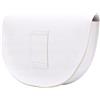 OPPWONG Custodia da Trasporto Impermeabile per Telemetro Regolabile in Pelle PU per Golf e Sport All'aria Aperta 17,5x12x3,5 Cm (WHITE)