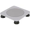 Harilla Trampolino per Bambini Trampolino Quadrato Tappeto Rotondo Rimbalzello Indoor Mini Trampolino Pedana Elastica Silenziosa con Piedini Ammortizzanti in, Grigio