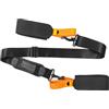 Rxgiasup Cinghia a sgancio rapido per portasci per un trasporto sicuro e a mani libere, struttura in EVA, cinghia ergonomica per accessori per sport invernali, cintura da slitta da neve