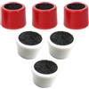 SAFIGLE 6 Pezzi Modellatore Riparazione Plastica da Biliardo Punte in di per Stecca Pp Resistente all'Usura, Accessorio Levigatura Punte per Stecca da Pool per Giochi
