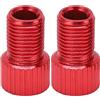 FRELEAN Adattatore per Pompa per Mountain Bike antiusura convertitore valvola Schrader da 2 Pezzi/Set (d'oro)