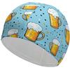 peiyeety Cuffia da nuoto per il giorno della birra, morbida, elastica, unisex, leggera