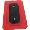Didiseaon Base di Montaggio per Pinna Surfboard in PVC con Staffa e Funzione di Protezione Contro Acqua Salata Rosso per Uso Sportivo