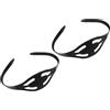 GATHINESS 2 Pezzi Cinturino per Maschera Subacquea in Silicone Nero, Cinturino Sostituibile per Donna, Uso Mare e Piscina, Anti-Usura