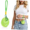 LABRIMP Portachiavi Tennis Sportivo in Pvc Borsa Porta Monete a Cerniera, Accessorio Quotidiano per Atleti e Feste di Squadra, Design Cartone Animato Colorato e Funzionale