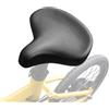 ROCKBROS Sella Bici Comoda, Sella Allargato 30x32cm, Morbida ed Ammortizzata, Adatta per City Bike, E-bike,MTB e Bicicletta da Allenamento Uomo Donna, Nero