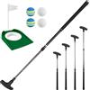 YOOMUR Putter da golf regolabile, 41-90 cm, putter da golf per uomo, allenamento da golf, per mano destra e sinistra, set da golf da ufficio, per mancini, destrorsi, allenamento versatile, per il tempo