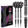 RED DRAGON Darts - Paradym - 90% Tungsteno - 18g Barile / 20g Peso Pieno Punta Morbida Set di Freccette con voli e aste per Freccette