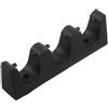 GLEAVI Supporto per Stecche da Biliardo Porta Stecche da Biliardo a 3 Fori Plastico Nero per Esposizione Decorativa