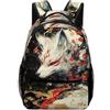 TFEDACVSS Fox Spirit Art_1Borsa Da Viaggioi Multifunzione Zaino Student Sport All'aperto Per Escursioni Viaggio Campeggio ScuolaOne Size