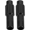 YARNOW Vite Regolazione Cavo Bicicletta, Regolatore Cavo Cambio Bici, Lega di Alluminio, Nero, 4mm, per Bici da Strada e Regolazione Marce