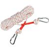 Generico Escape Safety Rope - Steel Wire Core Survival Cord Double Hook Tool