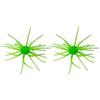 Lastdaytime Sea Urchin - Confezione da 2 esche da pesca galleggianti in TPR con tentacoli flessibili, crankbait a lento affondamento per Carolina Rigs