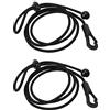 Omquot 2 Pz Kayak Canoa Paddle Guinzaglio Clip Set Super Elastico Canna Da Pesca Tether Holder per Kayak Surf 180 Cm
