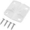 INOOMP Cerniere per Box Refrigerato con Viti, Cerniere di Ricambio in Plastica Bianco per Box Isolati e Camping Cooler, Installazione Facile