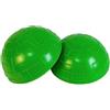 LOVIVER Balance Training Ball Cupola di Equilibrio Mezza Sfera Palla Fitness Attrezzo Core Stabilità Materiale PVC Gonfiabile Superficie Testurizzata Adatta, Array, Verde