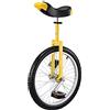ZXFfhDHJH Monociclo, Fun Bike for Esercizi con bilanciamento delle Ruote da 20 Pollici - Sedile Regolabile capacità di 150 kg(Yellow)