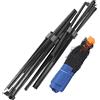 Stylebest Porta Rete da Badminton Portatile Regolabile per Giochi da Interni Ed Esterni, Nylon Leggero e Resistente, Include Supporto e Custodia (4,1 metri)