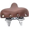 Aymzbd Sella da Bicicletta Vintage, Comoda, Impermeabile, Classica, Ammortizzante, Sella per Bicicletta, per Uomo E Donna, Marrone Scuro