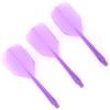 ZDETGU 3 Pezzi 2BA Integrati con Albero e Alette a Forma Standard con Lame di Coda Trasparenti per Materiale ABS Leggero e Accurato (Purple)