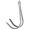 GATHINESS Gancio da Immersione Doppio in Acciaio Inox, Reef Hook Portatile e Leggero, Argento, per Reef Diving e Varie attività Subacquee, per Subacquei