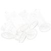 AKLOSIPY 6 Tasche per Biliardo in Nylon Bianco, Diametro 7,2 Cm, per Tavoli da Biliardo Standard da 8 Piedi e 2,5 M - Sostituzione per Tavoli da Brunswick Olhausen Valley