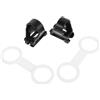 SHINEOFI 4 Pezzi Clip per Boccaglio alla Maschera, Porta Boccaglio a Figura 8 in Silicone e ABS, Supporto per Snorkel e Maschera Sub, per Immersioni e Esplorazione Oceanica,