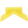 GLEAVI Rullo per Carrello Barca V in Gomma Giallo, Accessorio per Yacht e Barca, Resistente all'Usura, per Frequenti Accessi in Acqua, Lancio Facile