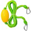 TISHITA Corda Ormeggio Marittimo Cavo Traino Kayak Cima Recupero Fune Ormeggio con M8 di Aggancio Rapido E Corpo Galleggiante in Pvc Antiabrasione Adatta per, Verde, Verde Fluorescente, 4,6 M