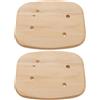 YARNOW 2 Pezzi Tavola da Skate in Legno di Acero Non Finitura Grip e Flessibilità, Tavola Skateboard per Skate Park e Progetti Fai-da-Te, Stabilità Garantita