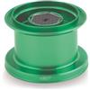 AKAMI Bobina di Ricambio Rely DC in Alluminio Anodizzato Ultralight 88 g - Compatibile con Mulinelli Shimano (Green, DC 2.5-0.40/200 MT)