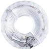Kichvoe Luce LED per Ruota Bici Luce Raggi Bici 12 Luci RGB Plastica Bianca 300 mAh Ciclismo Notturno e Sport
