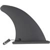 Marchfunny Pinna centrale in nylon nero da 22,9 cm per longboard e paddle